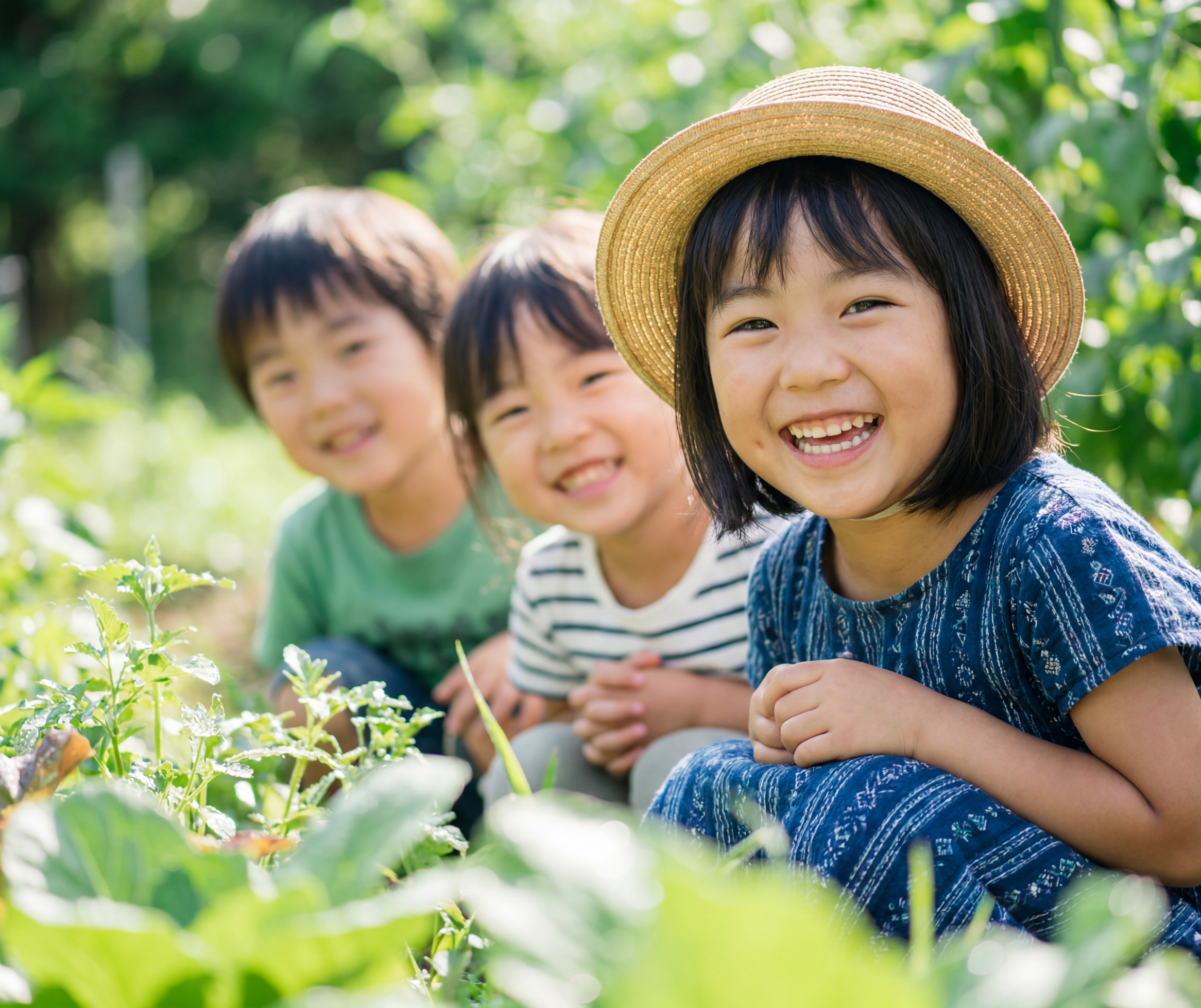 笑顔の子供たち